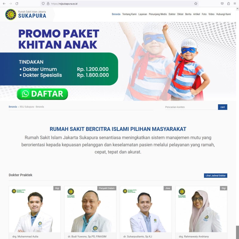 Rumah Sakit Islam Jakarta Sukapura [redesign]